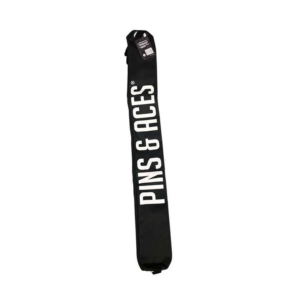 Pins and Aces Beer Sleeve Golf Cooler‎ Soft Insulated Holds 7 Drinks Black